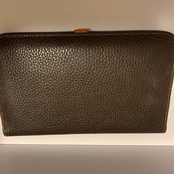 Vintage Hermes Dogon Duo Wallet Togo Leather Dual color - Picture 2 of 6
